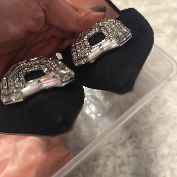 Amina Muaddi Camelia Slingback Pumps - Picture 9 of 12